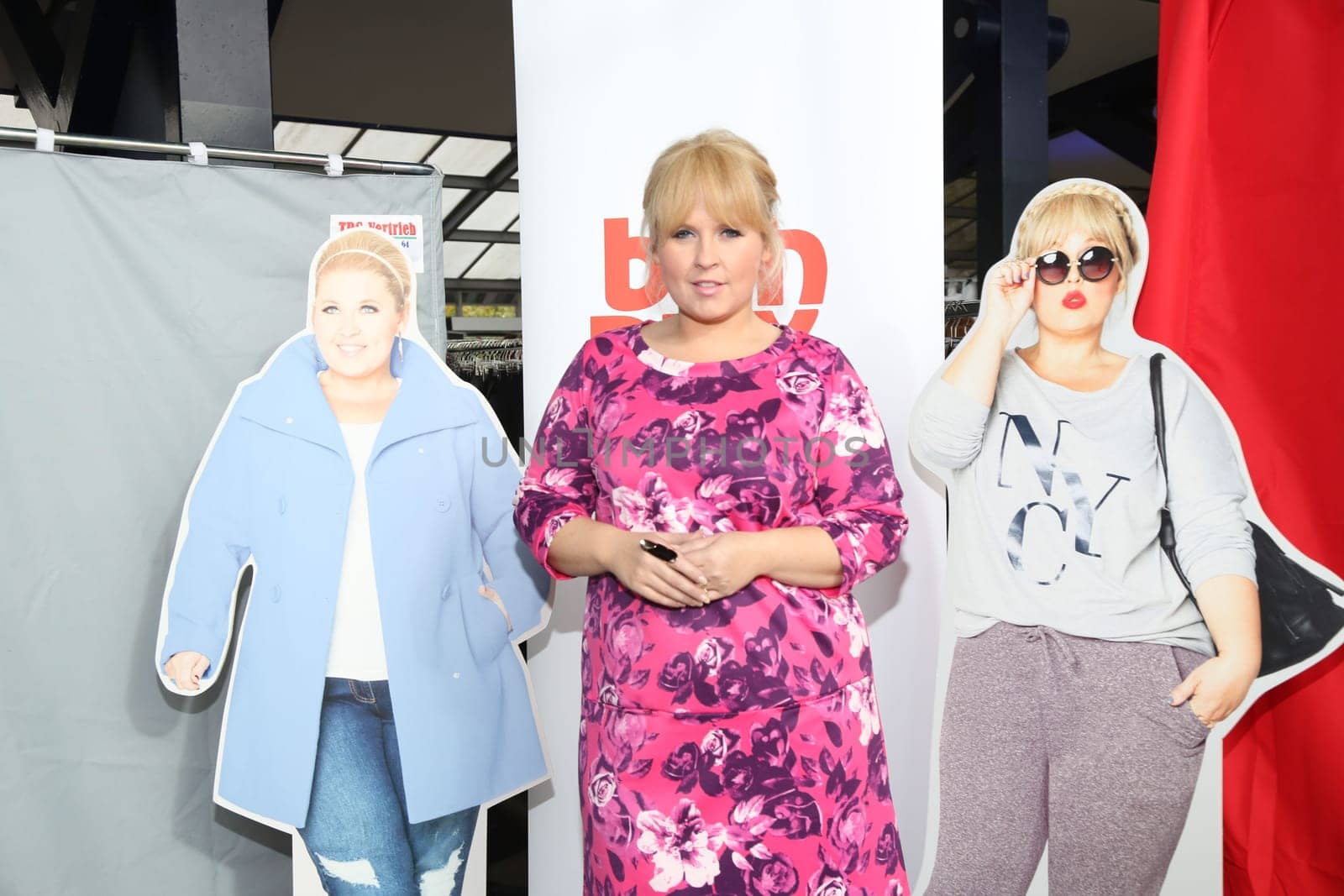 Maite Kelly at a fashion fair in Hamburg
