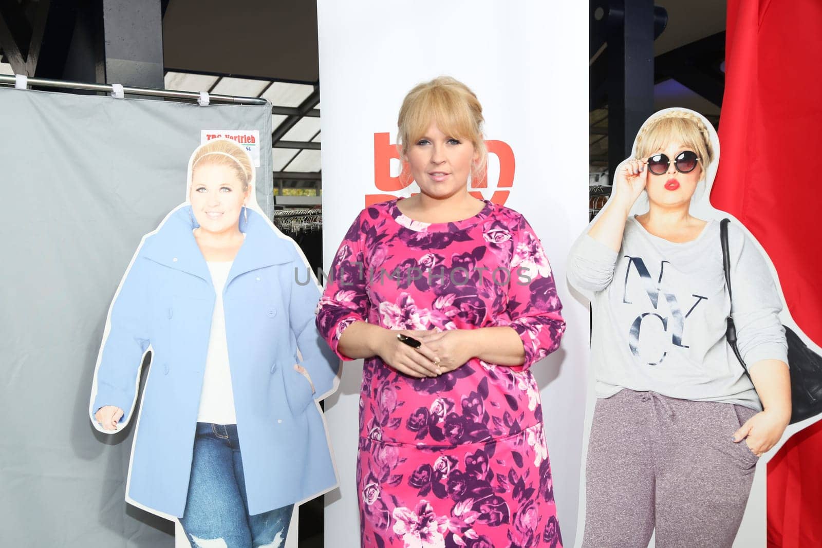 Maite Kelly at a fashion fair in Hamburg