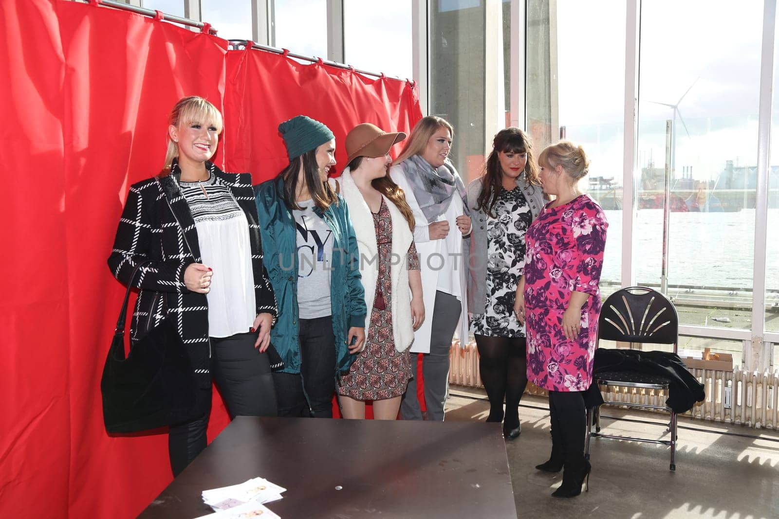 Maite Kelly at a fashion fair in Hamburg