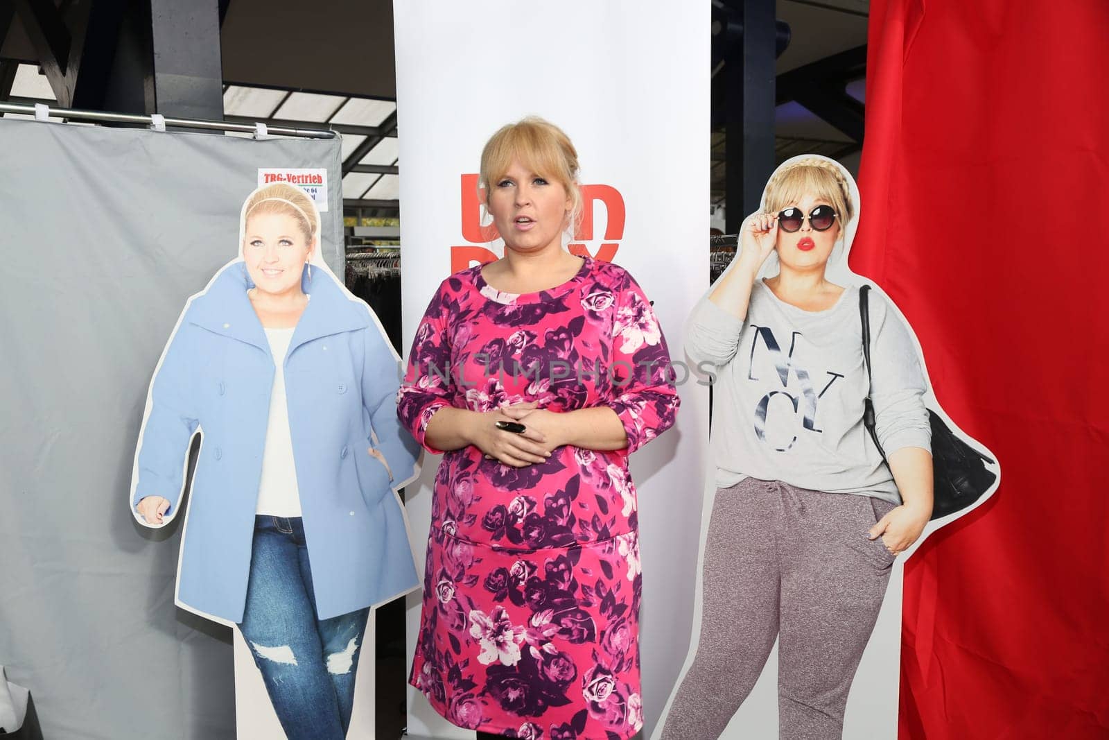 Maite Kelly at a fashion fair in Hamburg