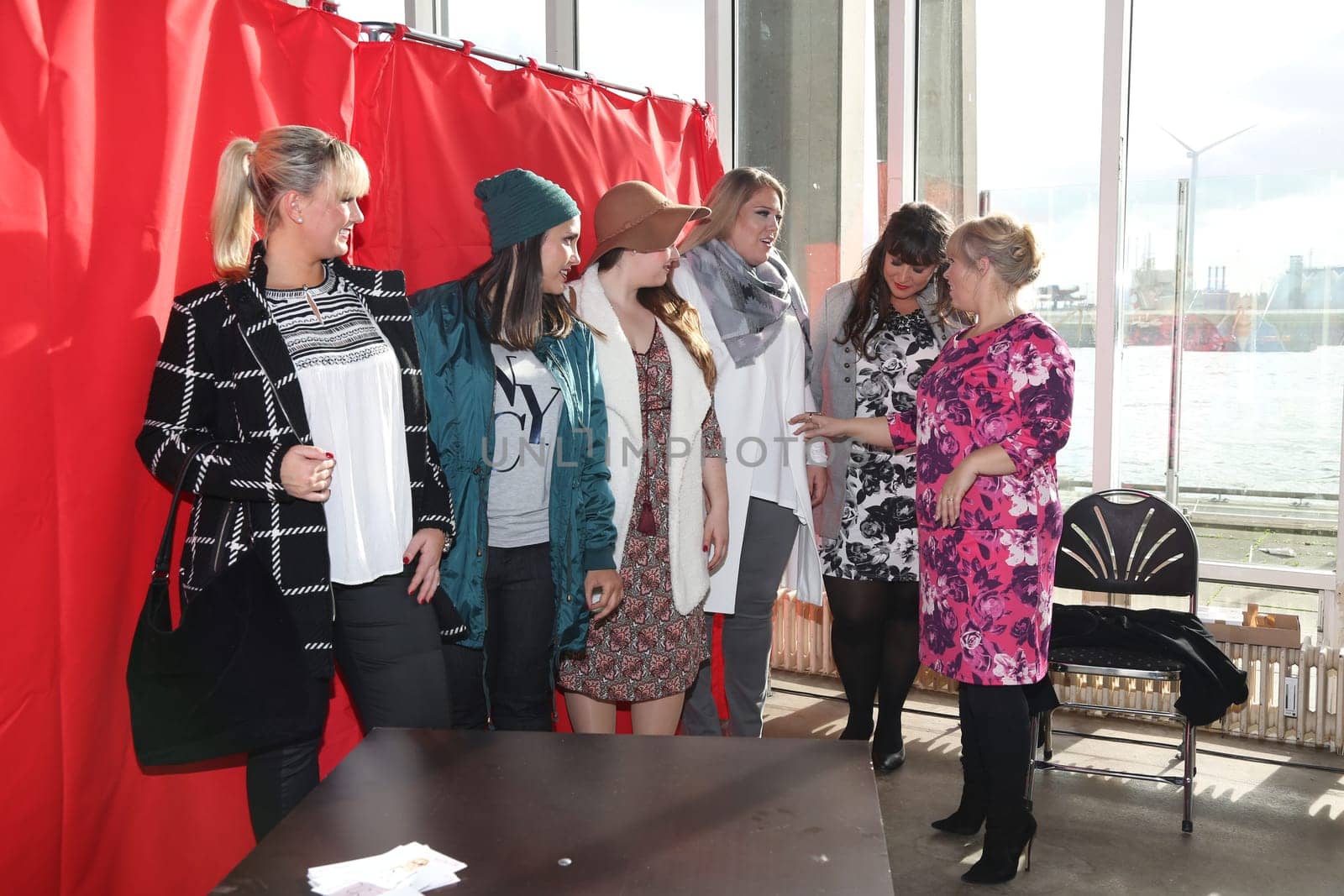 Maite Kelly at a fashion fair in Hamburg