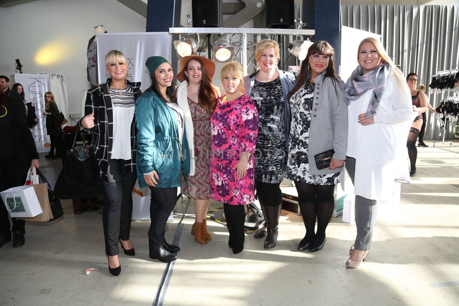 Maite Kelly at a fashion fair in Hamburg