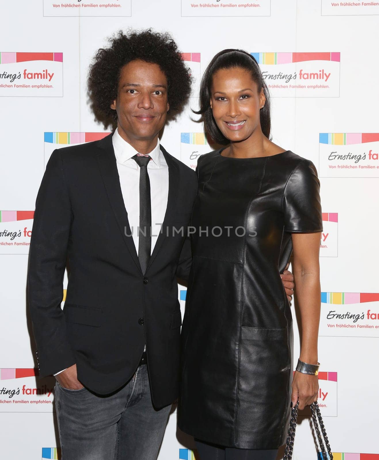 Marie Amiere with brother Samuel Amihere,. Ernstings Family Fashion Dinner at the Heritage Restaurant Le Meridien Hotel Hamburg