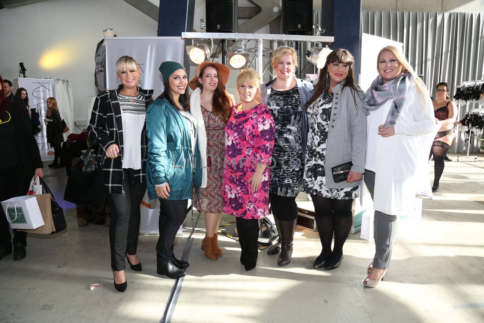 Maite Kelly at a fashion fair in Hamburg