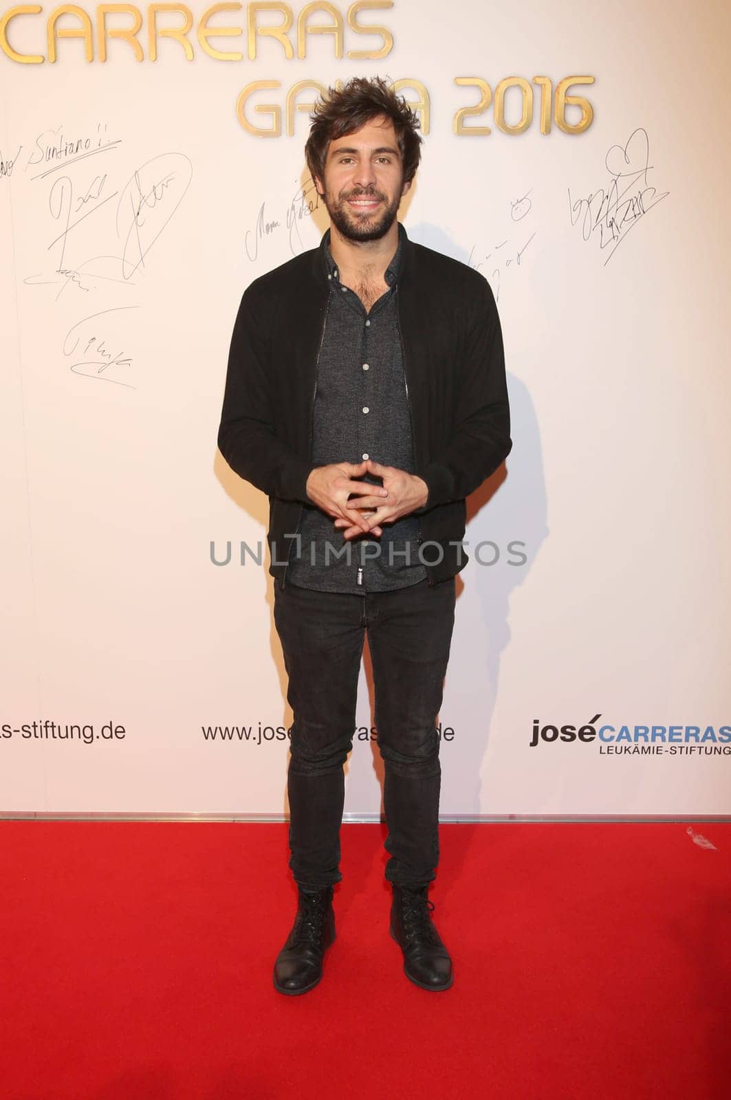 Max Giesinger,. Jose Carreras Gala at the Estrel Hotel Berlin on 14.12.2016