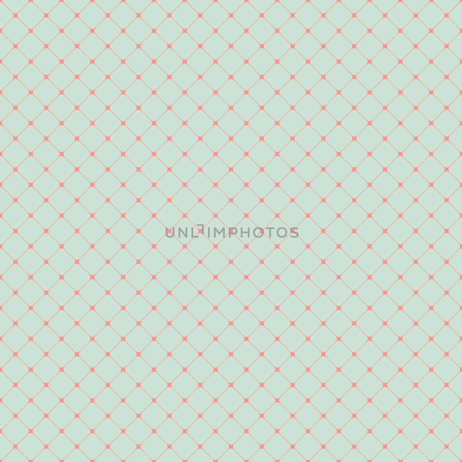 Seamless vector simple vintage pattern with rounded squares