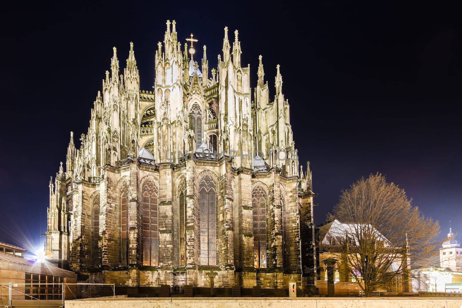 Cologne Cathedral at night