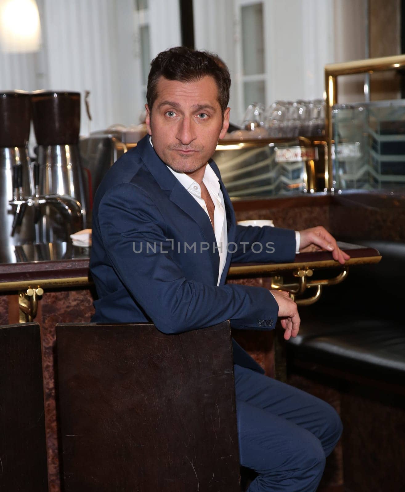 Tim Seyfi New crime series Kommissar Pascha at the Hotel Atlantik Hamburg on 18.01.2017