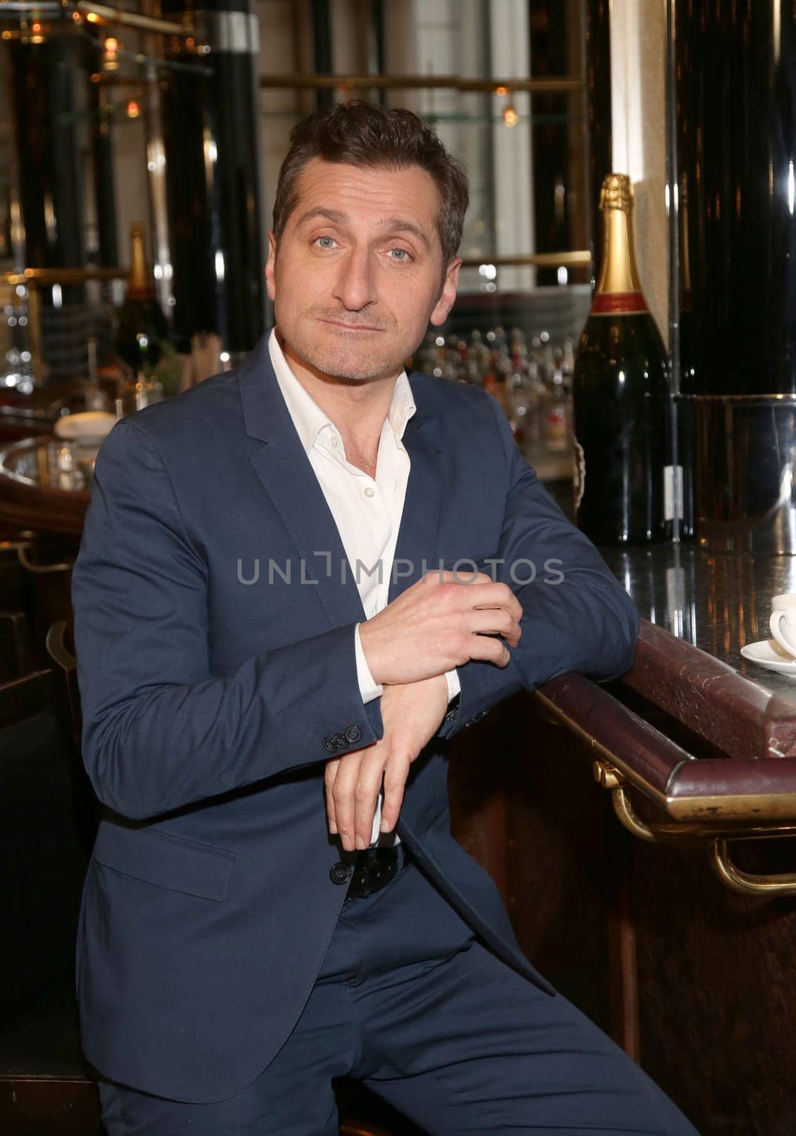 Tim Seyfi New crime series Kommissar Pascha at the Hotel Atlantik Hamburg on 18.01.2017