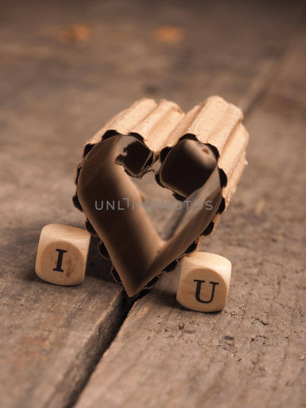 Love concept image with a heart shape using as background or greeting card