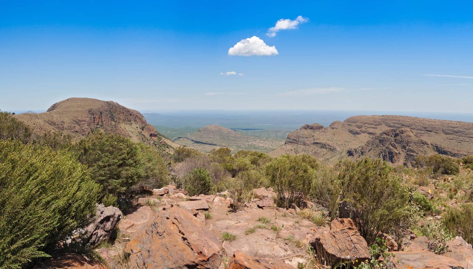 Landscape in the Marakele National Park, Limpopo, South Africa