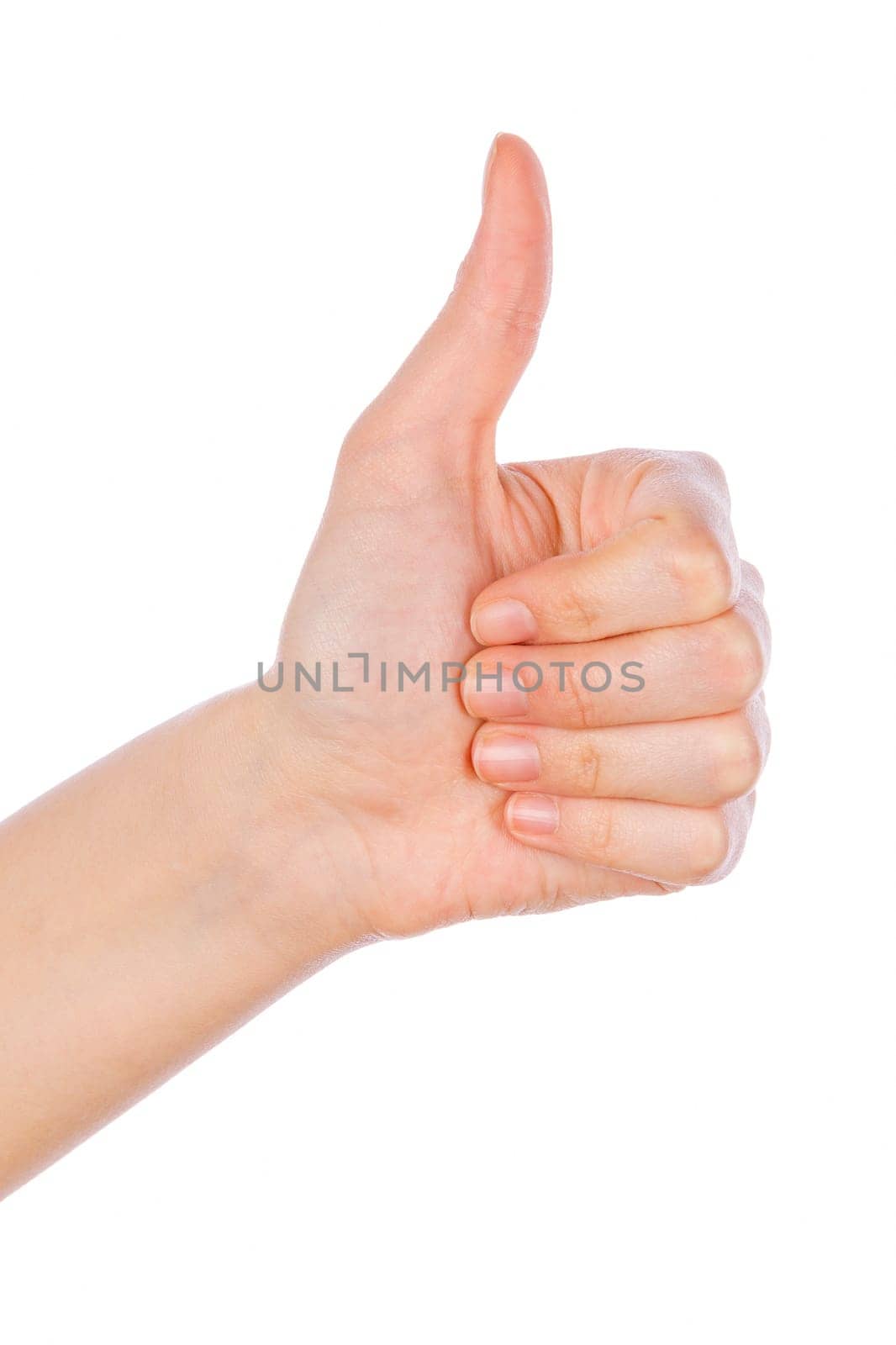 hand showing thumb up, like, good, approval, acceptance, okay