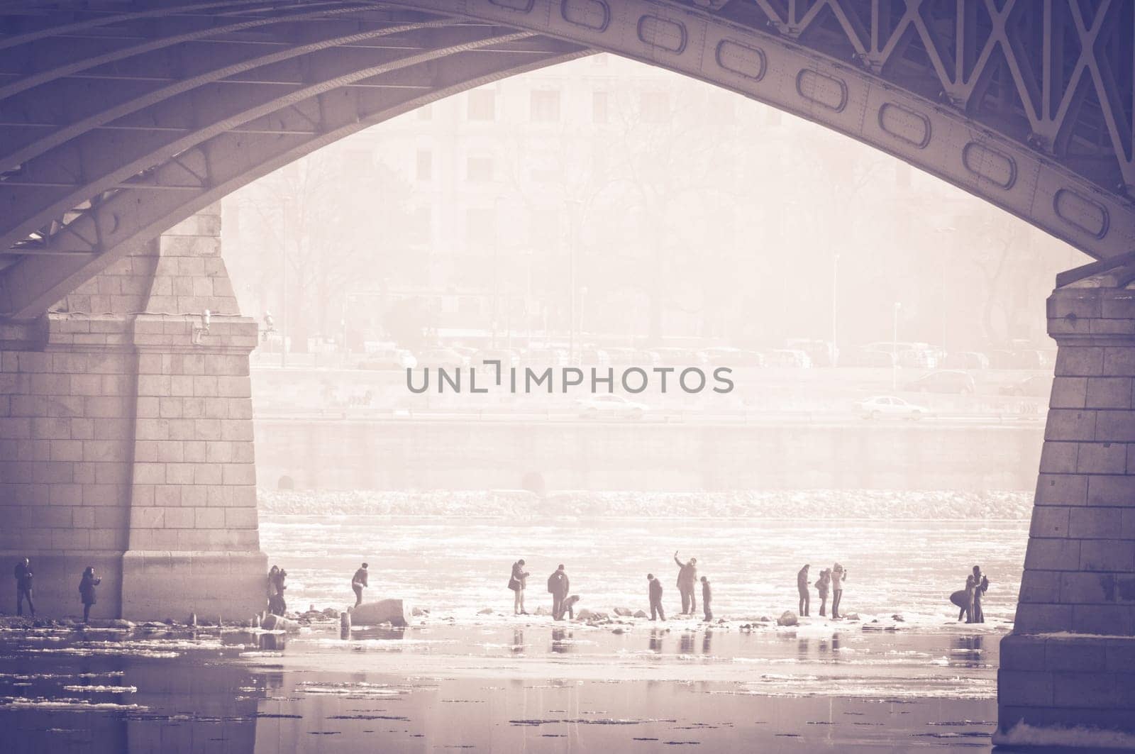 Cold weather, anticyclone favours air pollutants to accumulate and form a dense layer named smog over the city