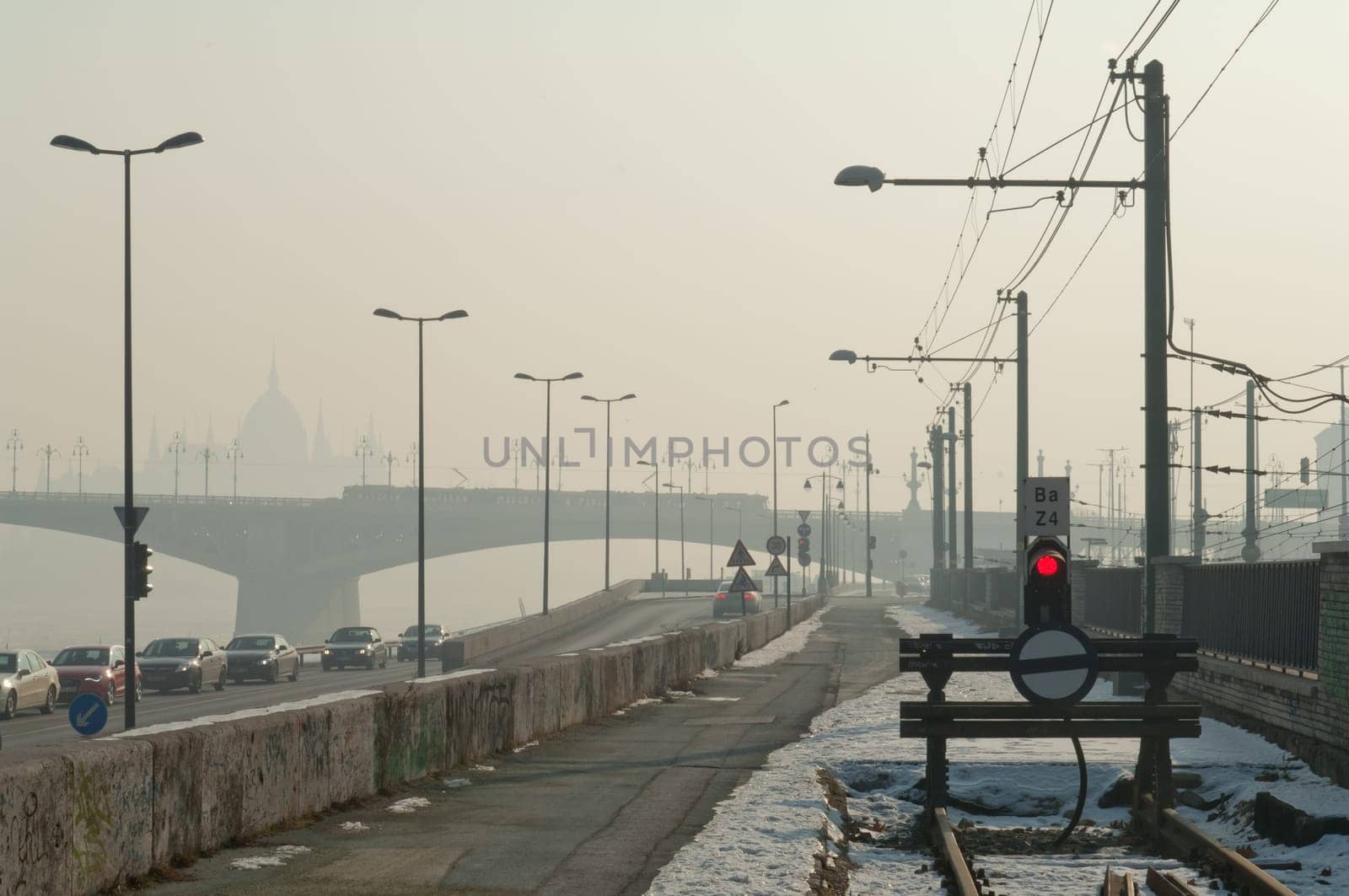 Cold weather, anticyclone favours air pollutants to accumulate and form a dense layer named smog over the city