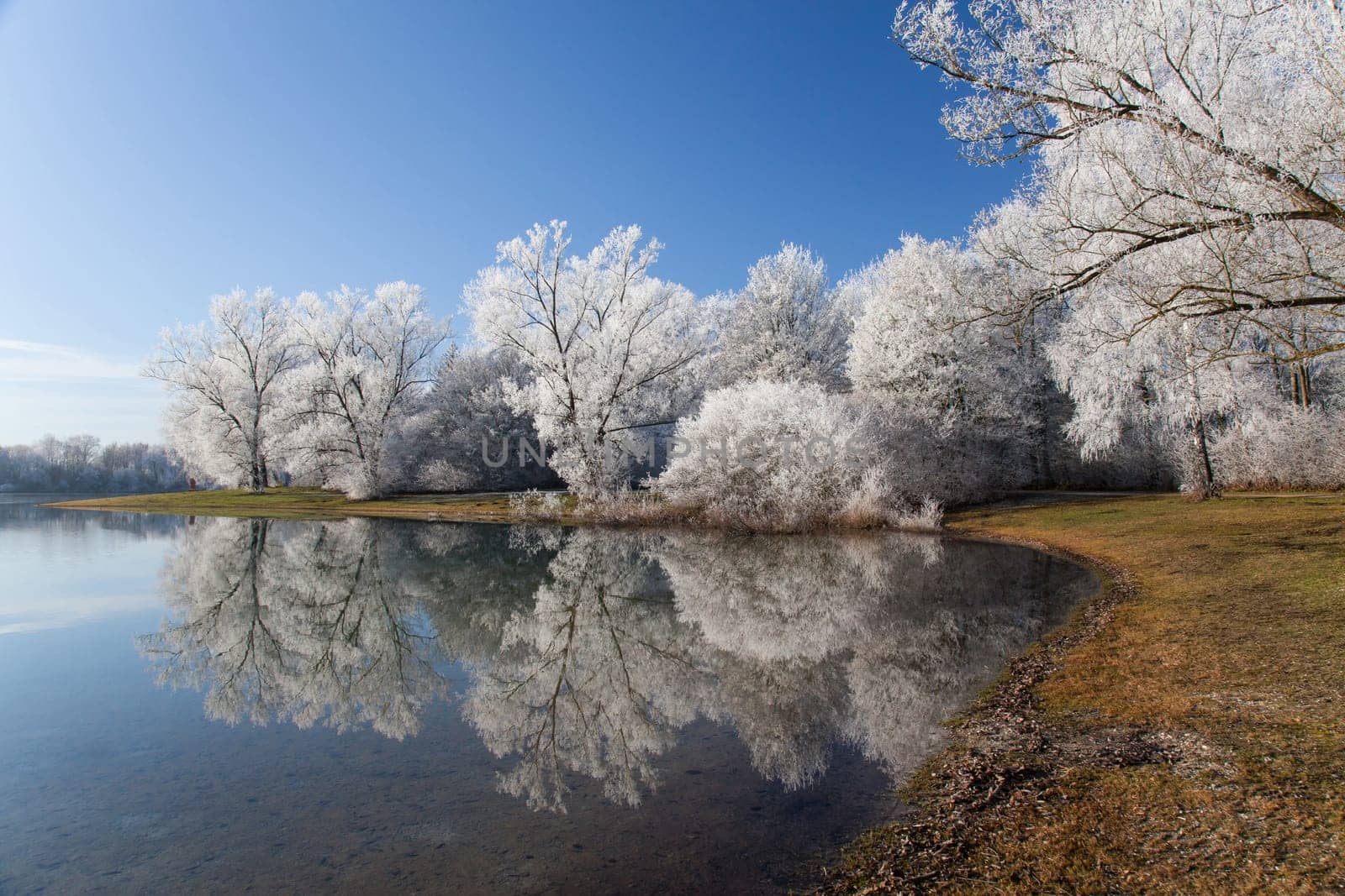 wintry lake