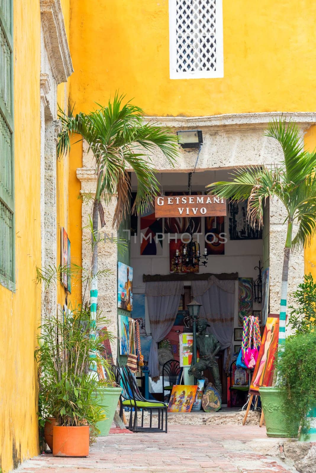 CARTAGENA, COLOMBIA - MAY 24: Small shop in the Getsemani neighborhood in Cartagena, Colombia on May 24, 2016