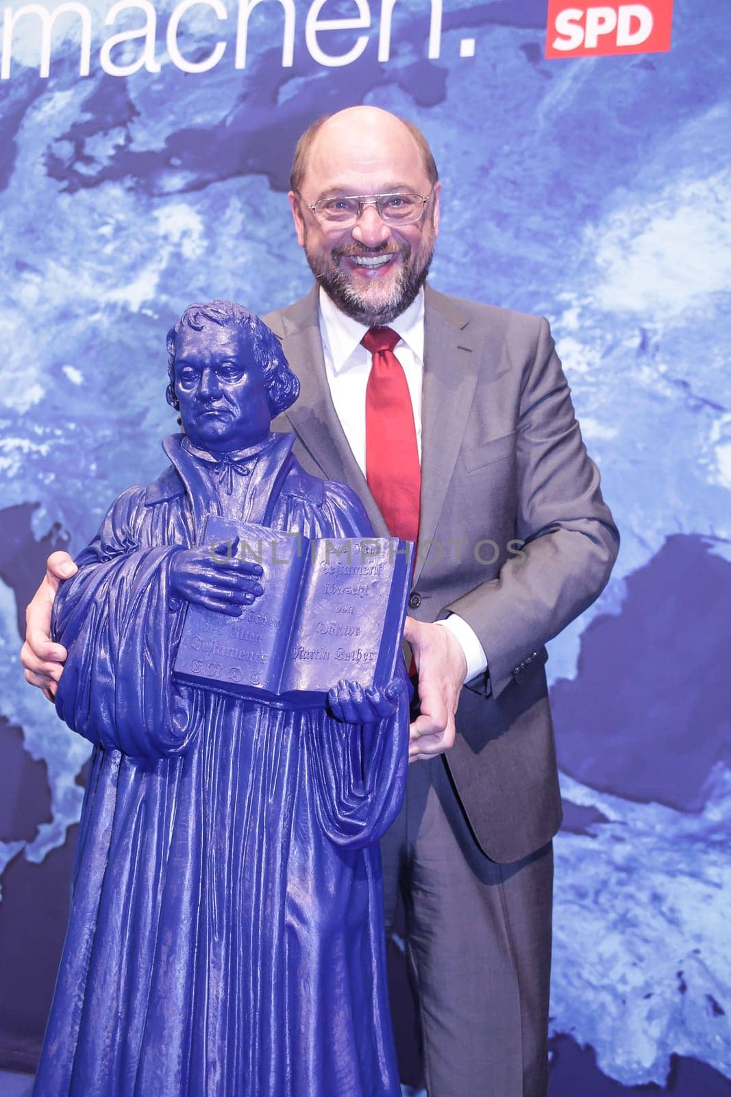 Martin Schulz zu Wahlkampfauftritt in Magdeburg