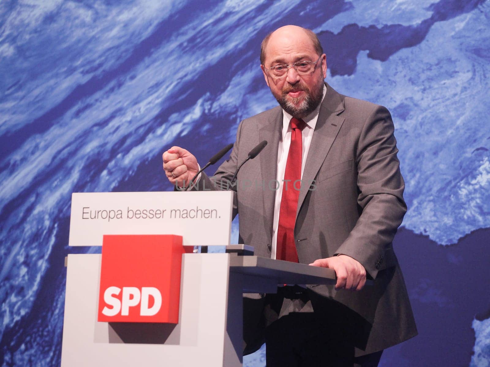 Martin Schulz zu Wahlkampfauftritt in Magdeburg