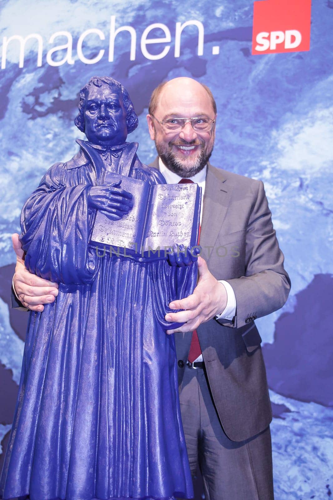 Martin Schulz zu Wahlkampfauftritt in Magdeburg