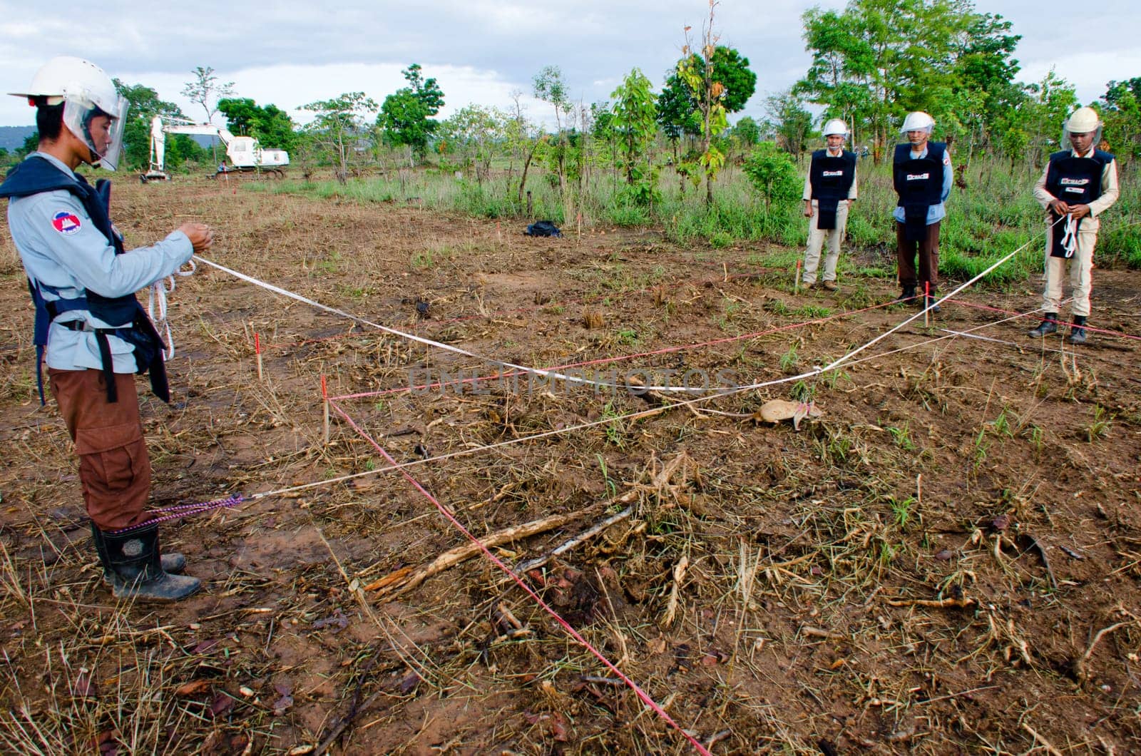 24 June 2016 - Siem Reap, Cambodia: Trained African rats ('HeroRats') are deployed in Cambodia to detect landmines and other unexploded ordnance