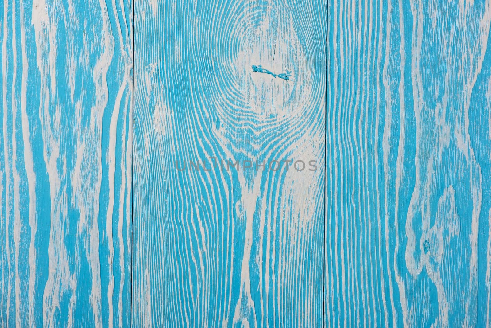 Colorful blue empty pine wooden background