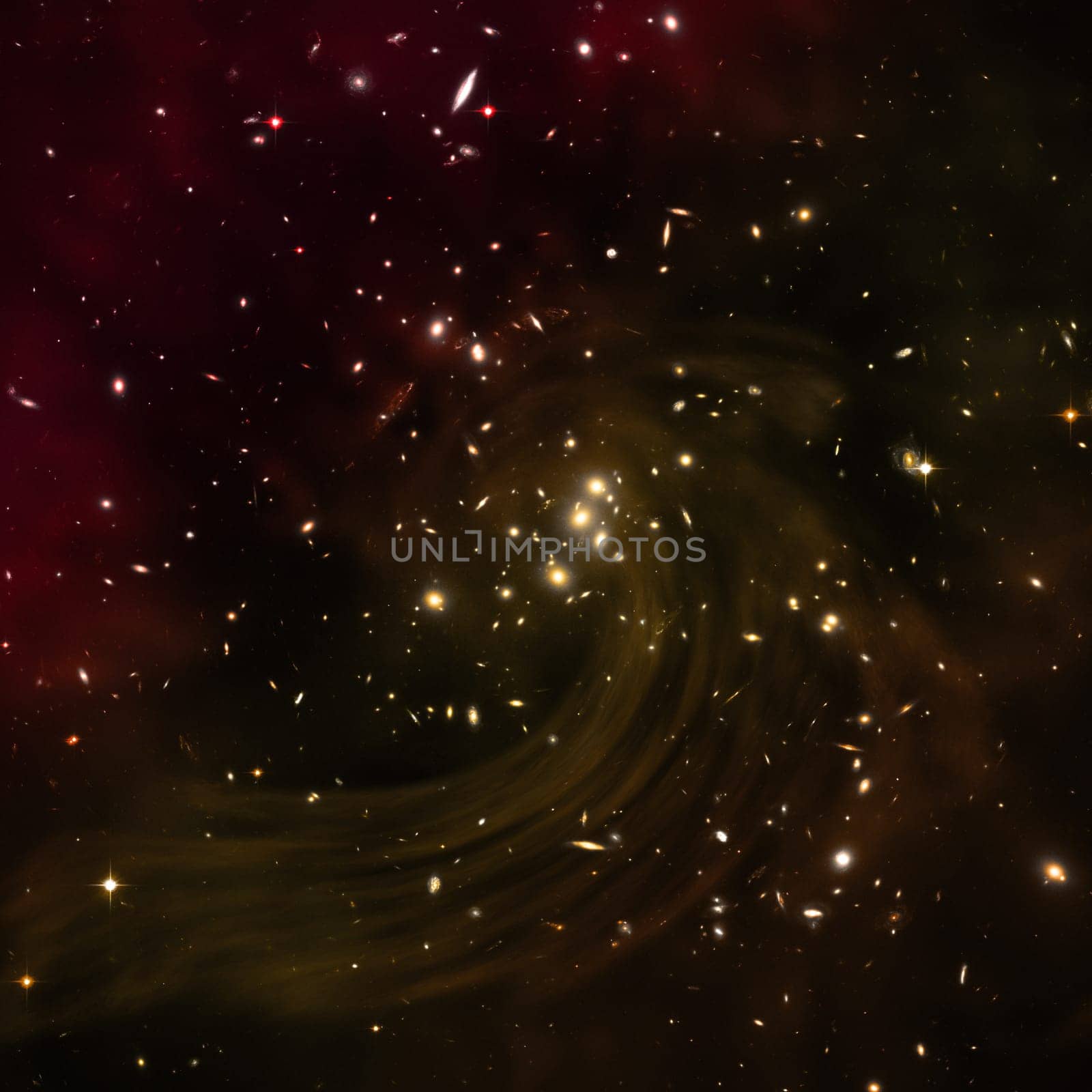 Small part of an infinite star field of space in the Universe. Elements of this image furnished by NASA .