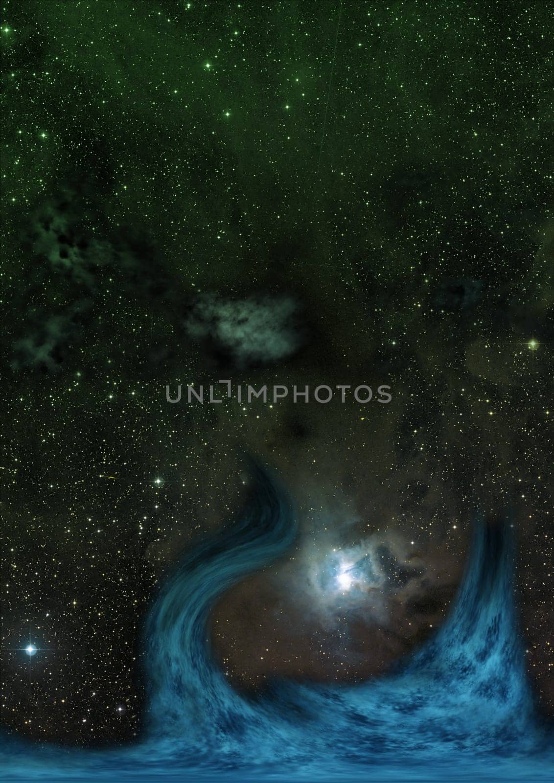Star field in space a nebulae and a gas congestion. Elements of this image furnished by NASA .