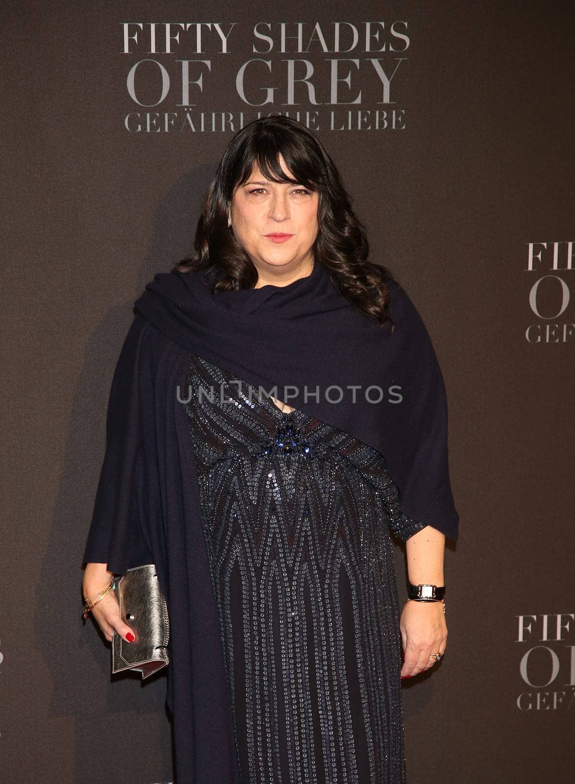 E L James (novelist and producer) ,. European premiere of FIFTY SHADES OF GREY - Cinemaxx Hamburg