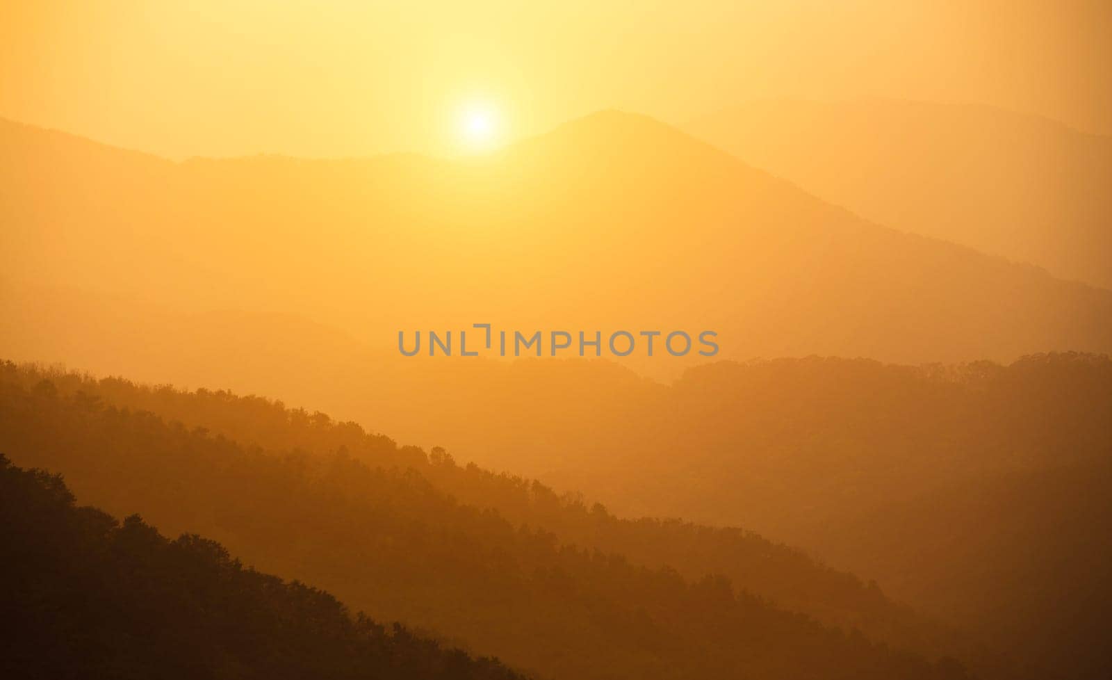 Tai Mo Shan sunset, hong kong famous mountain