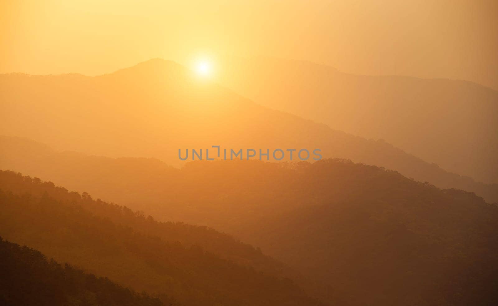 Tai Mo Shan sunset, hong kong famous mountain