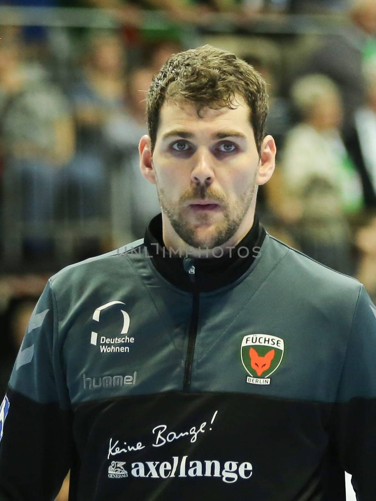 Jakov GOJON (Füchse Berlin) at the DKB Handball-Bundesliga-Punktspiel 2016-2017,SC Magdeburg vs Füchse Berlin