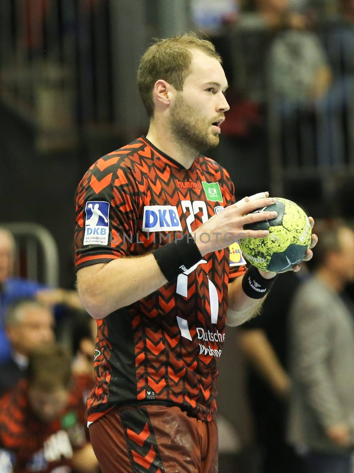 Steffen Fäth (Füchse Berlin) at the DKB Handball-Bundesliga-Punktspiel 2016-2017,SC Magdeburg vs Füchse Berlin