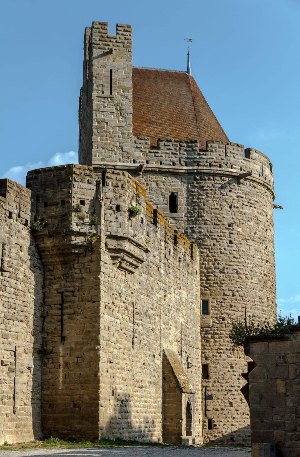 Castle of Carcassonne, France. Europe. Input from the Cite