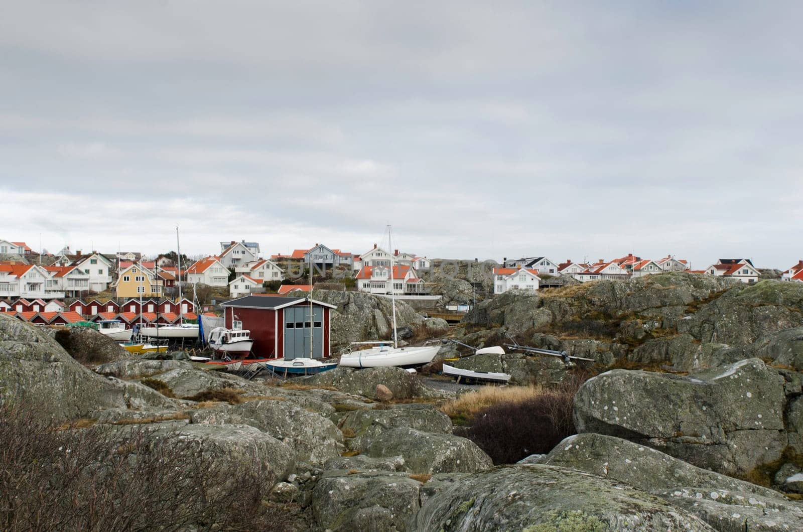 some house on a island on the swedish westcoast outside gotheburg