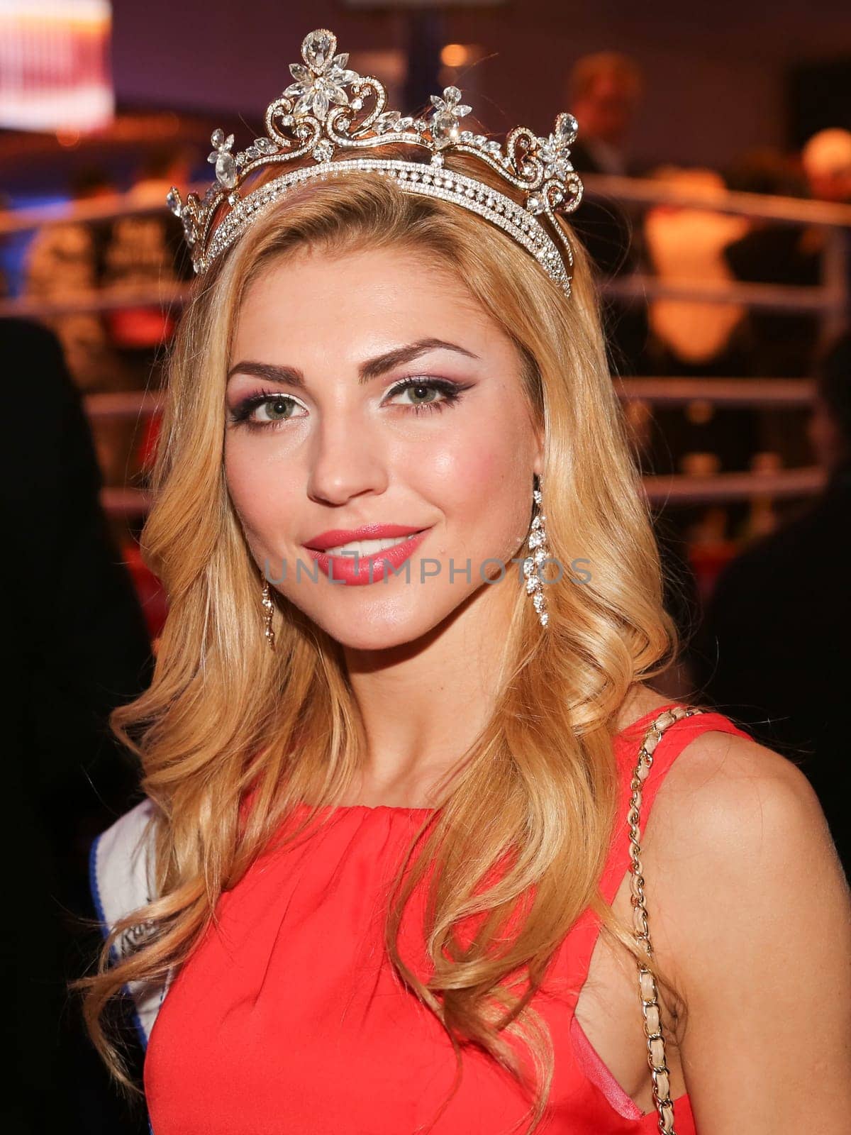 Queen of Europe 2017 Tatjana Genrich at the SES Boxgala on 04.02.2017 at the Maritim-Hotel Magdeburg