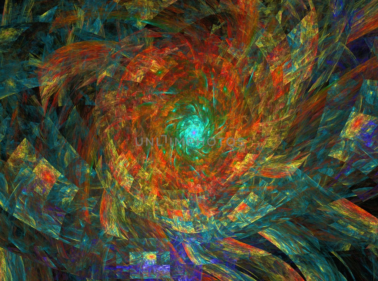 Abstract design on the subject of science, technology and design