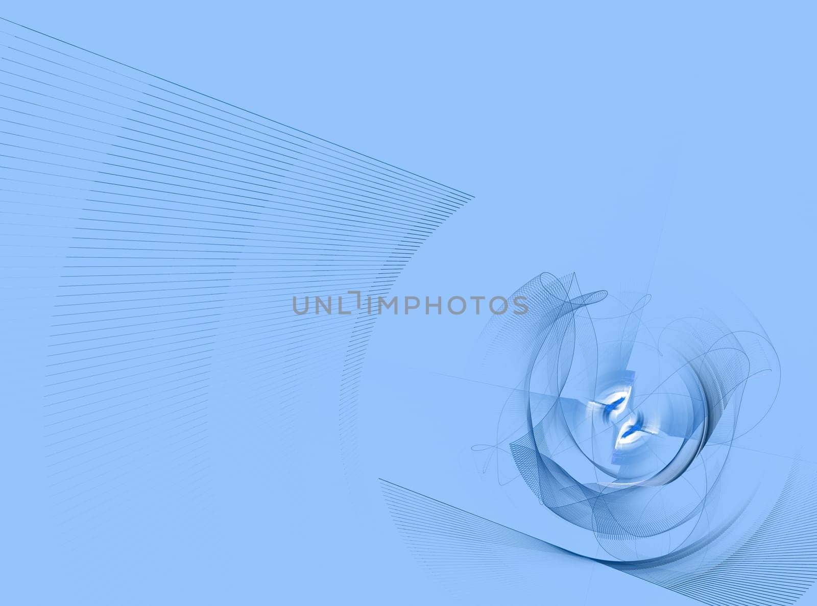 Abstract design on the subject of science, technology and design