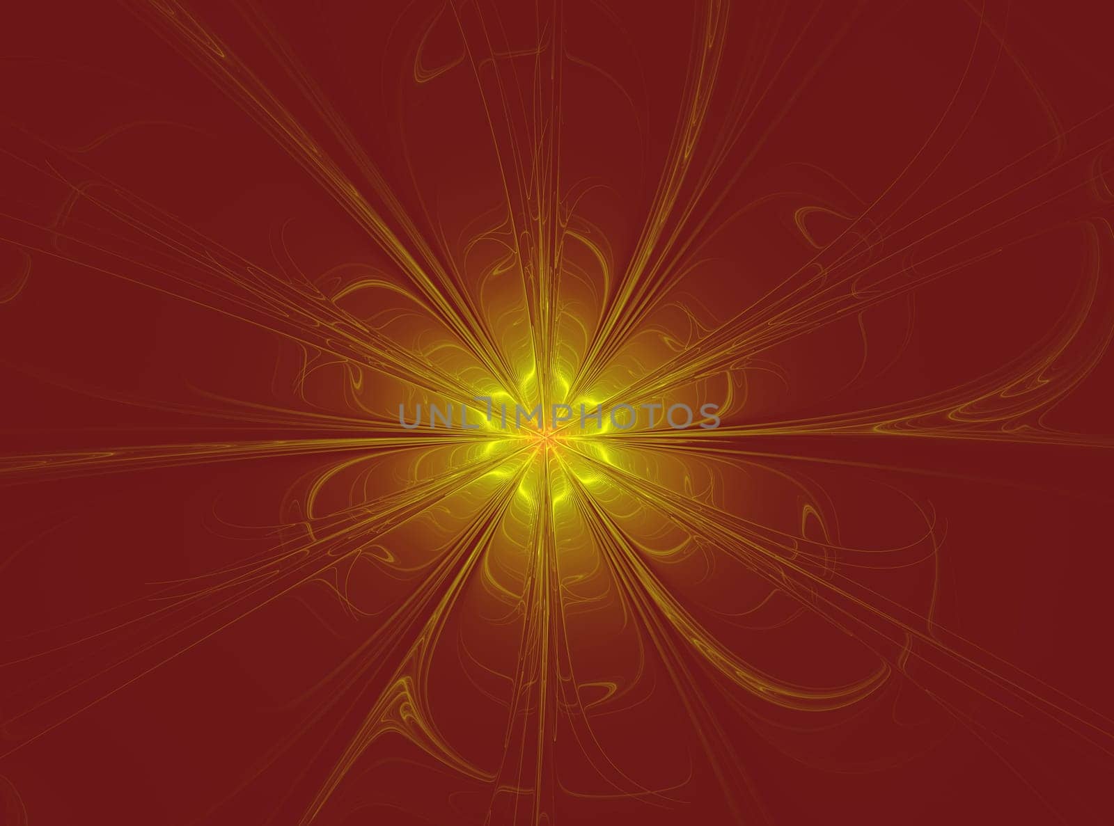Beautiful abstract fractal flower can be used as background