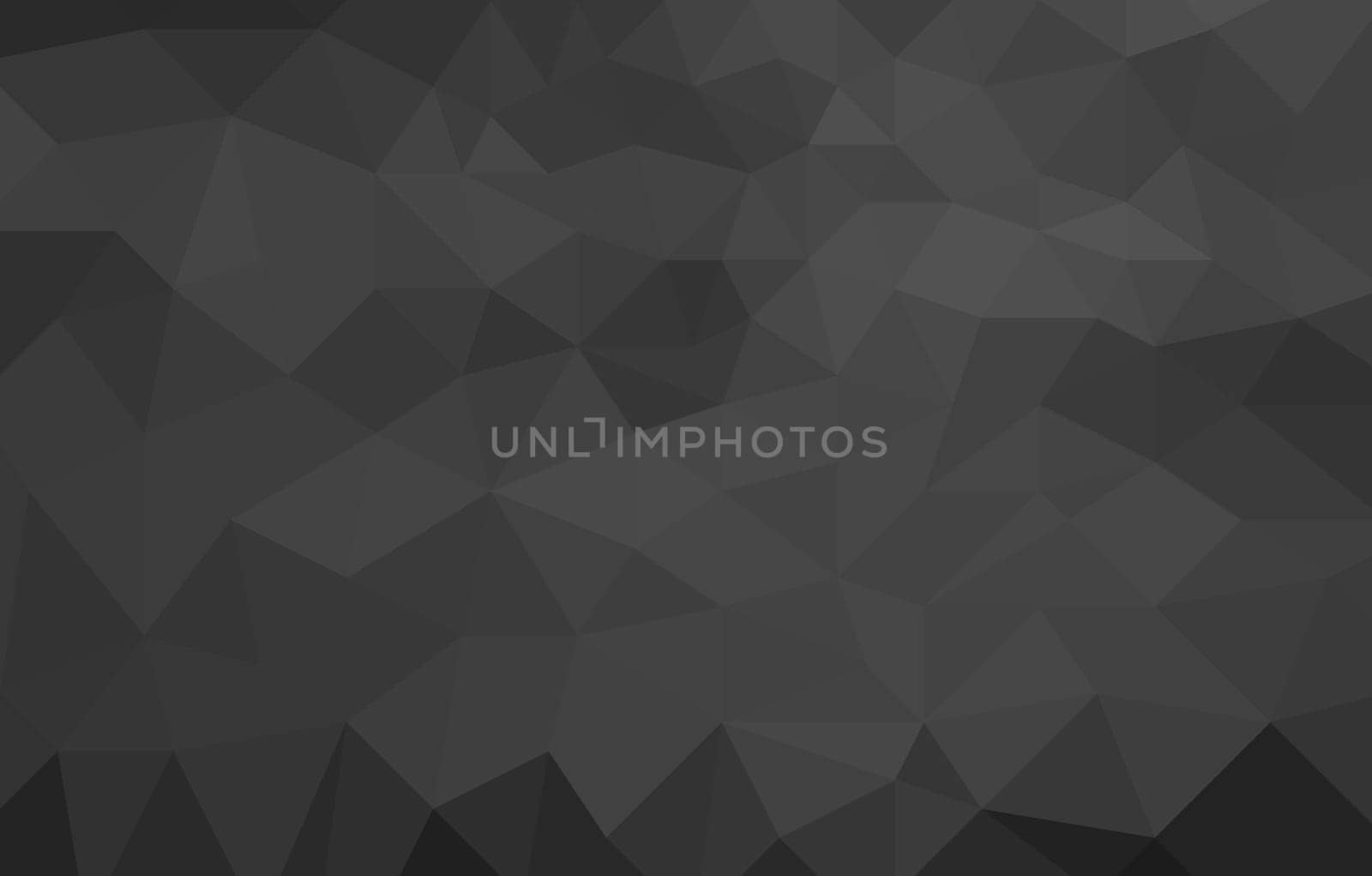 black and white abstract low poly background made of triangles