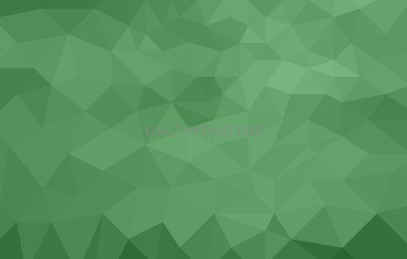 monochromatic green abstract low poly background made of triangles
