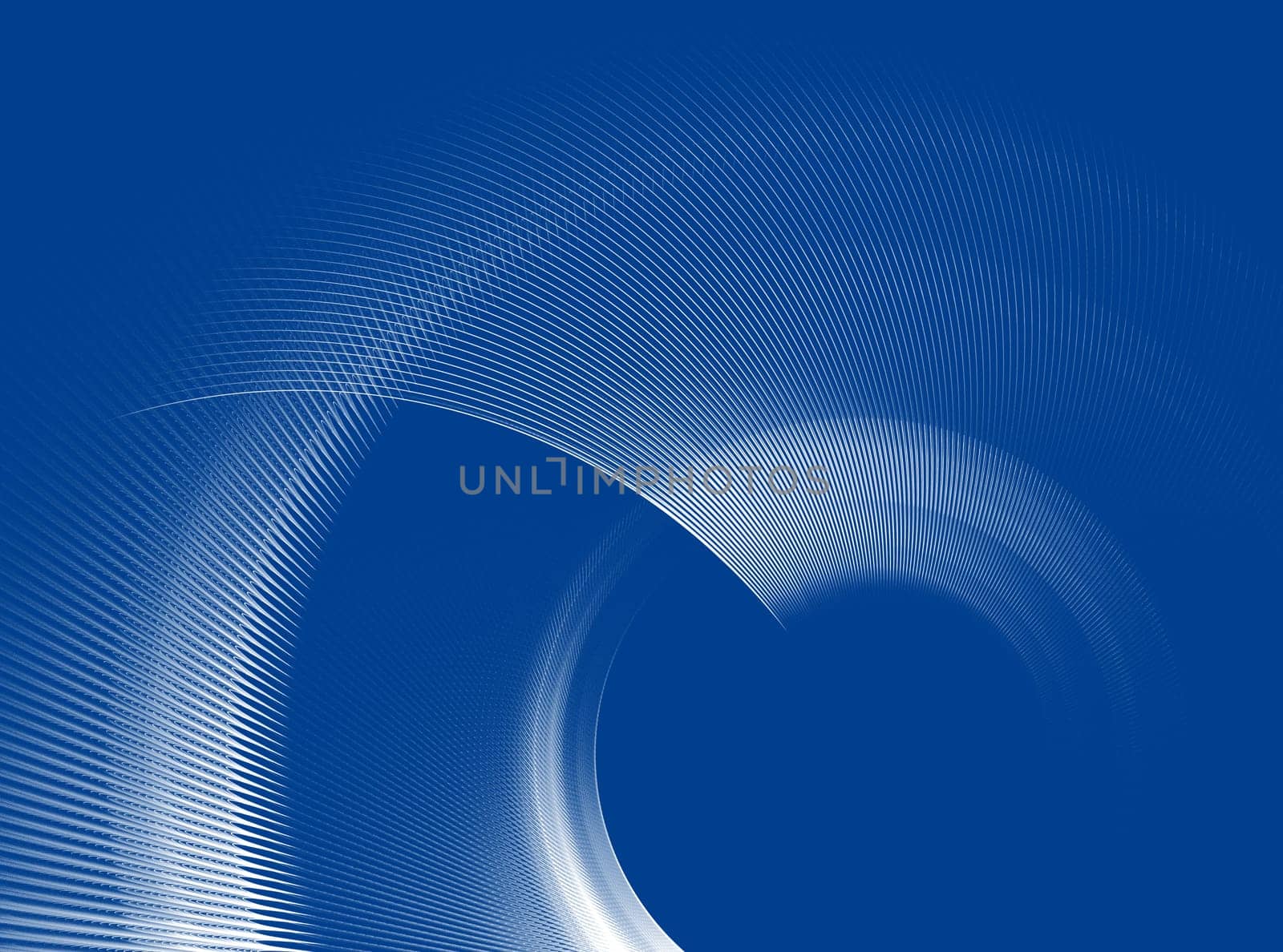 Abstract fractal element in rotational motion for background