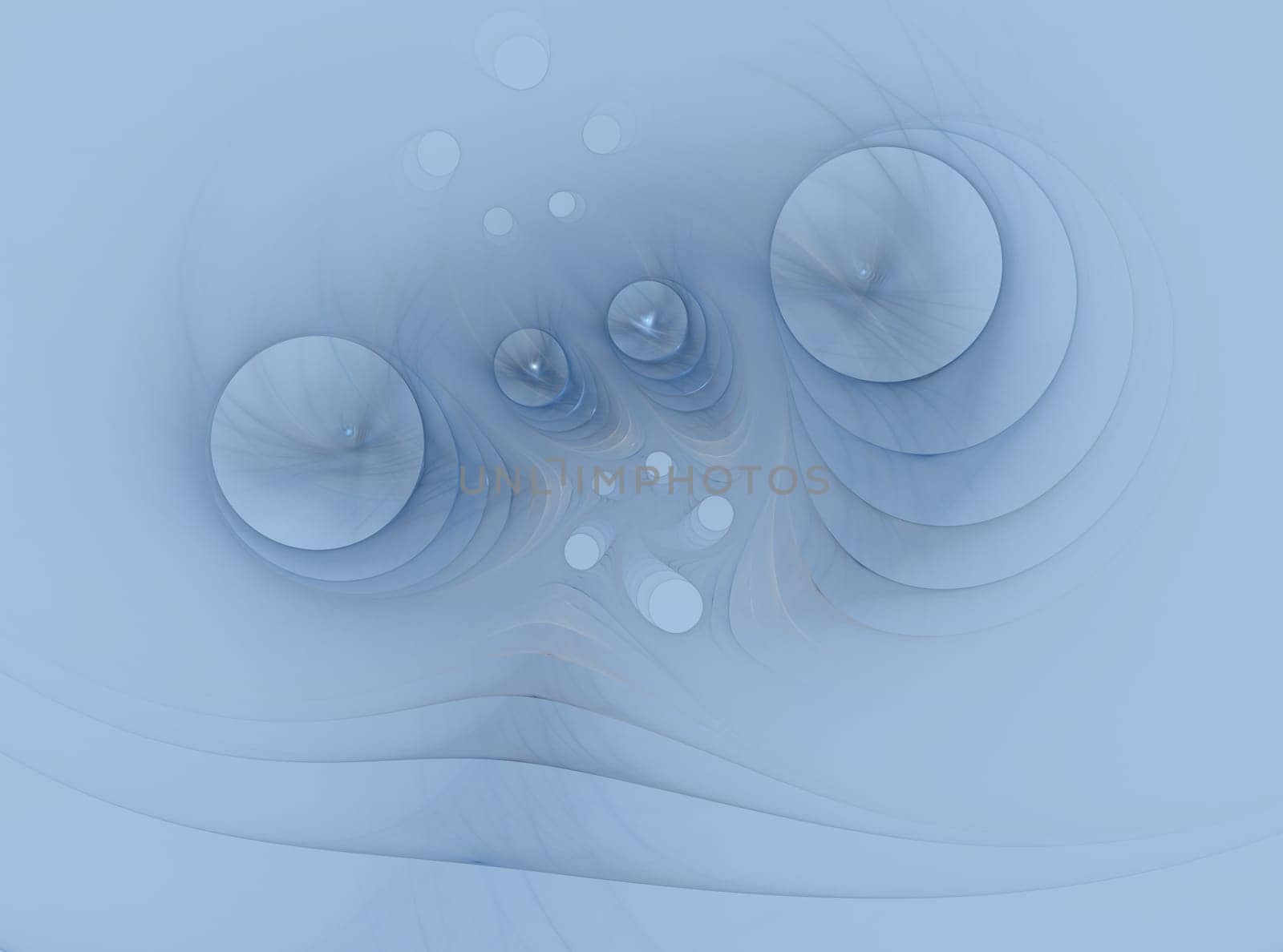 Abstract design on the subject of science, technology and design