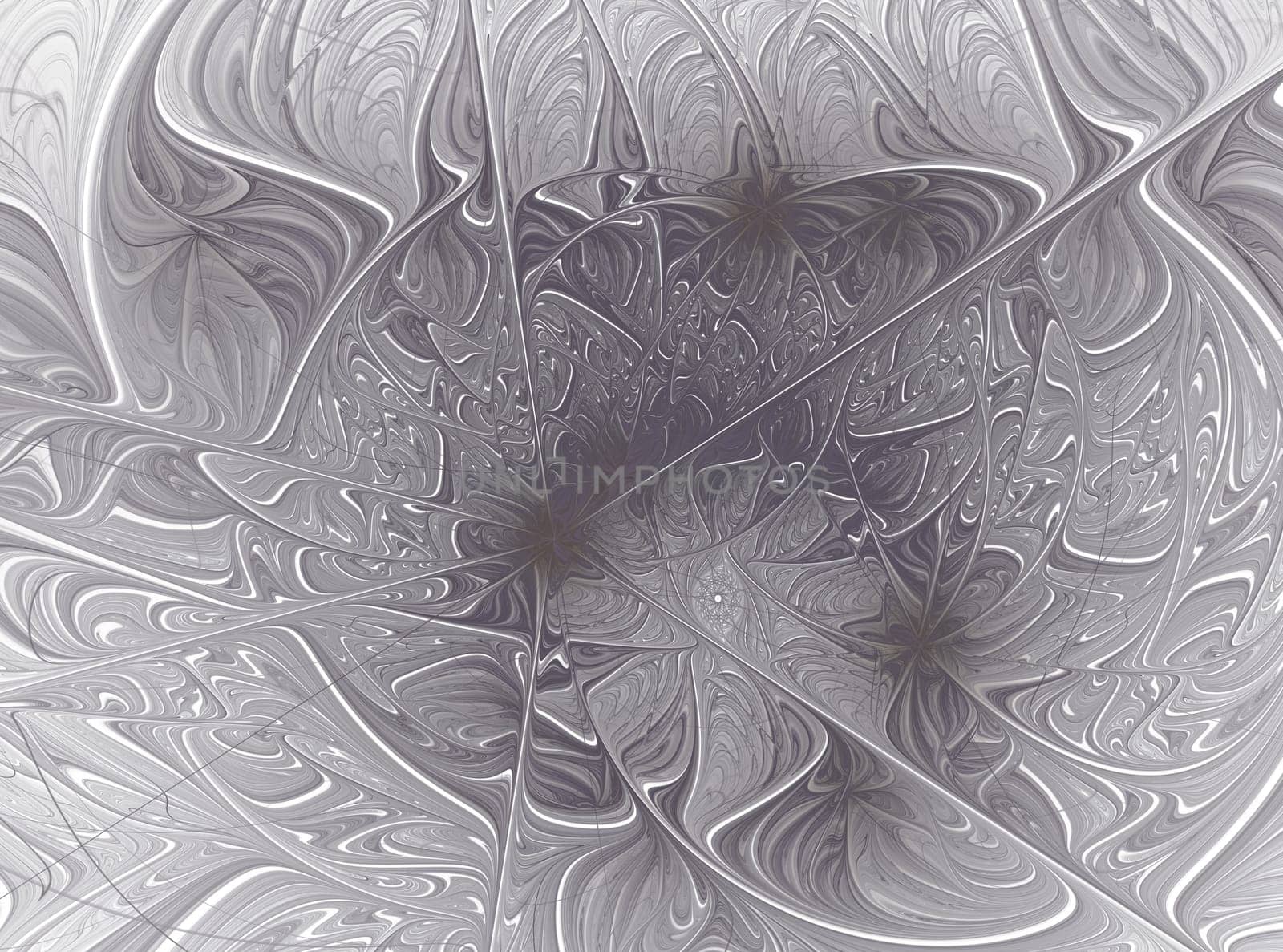 Abstract fractal design on the subject of science and technology