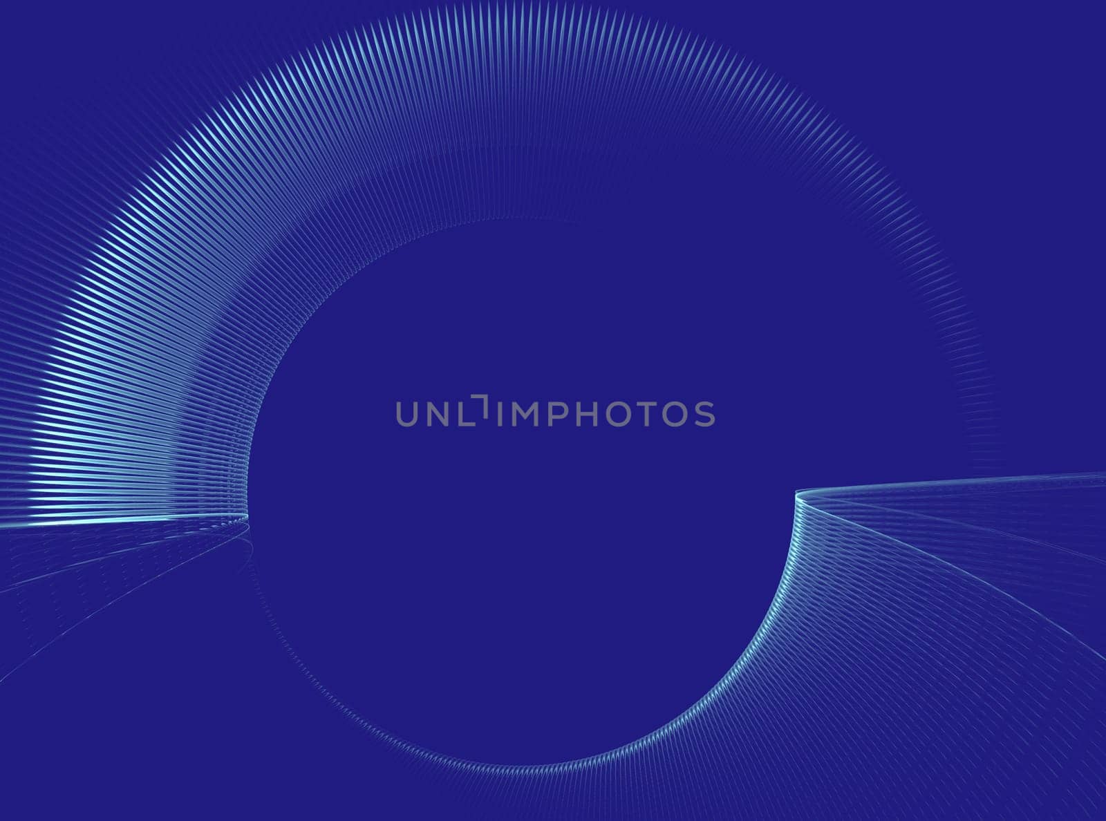 Abstract fractal element in rotational motion for background