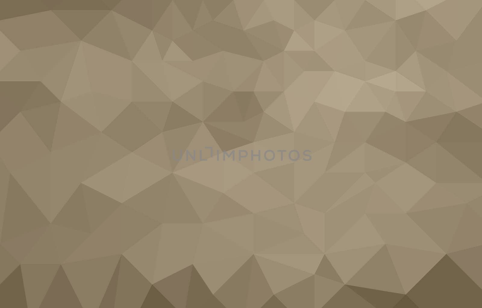 monochromatic brown abstract low poly background made of triangles