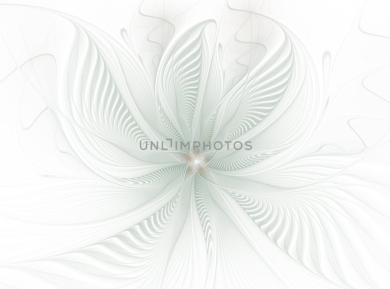 Abstract fractal design on the subject of science and technology