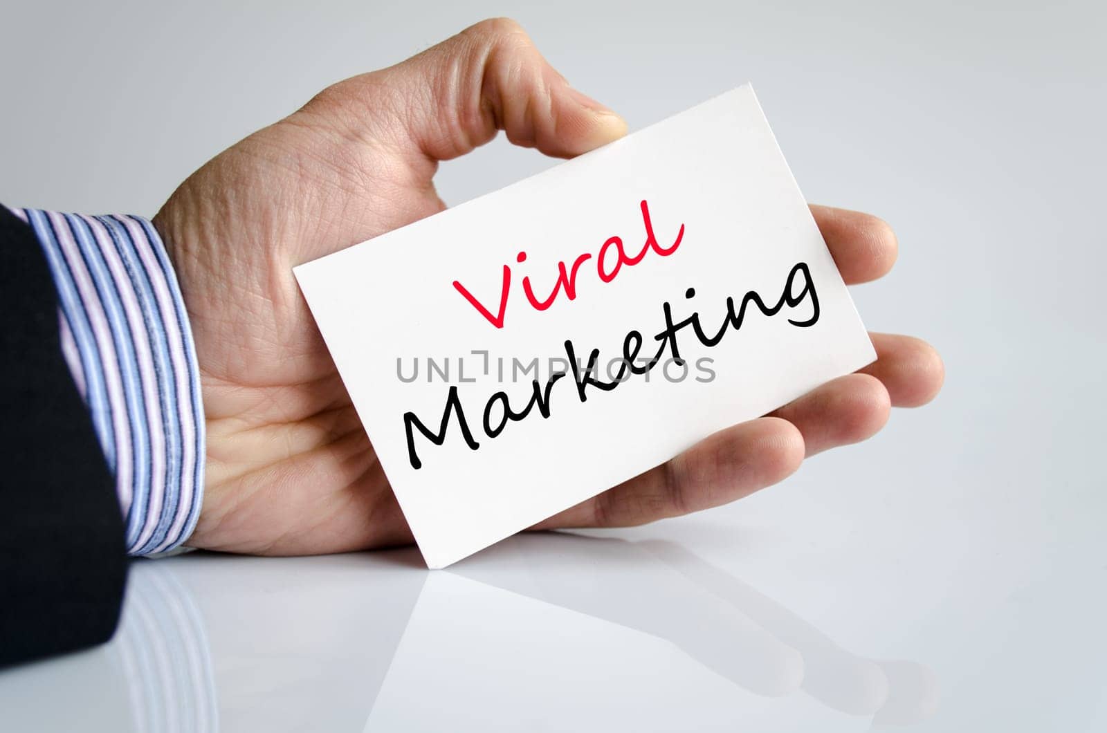 Viral marketing  text concept isolated over white background