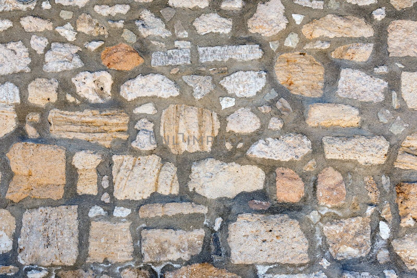 Background from an old natural stone wall