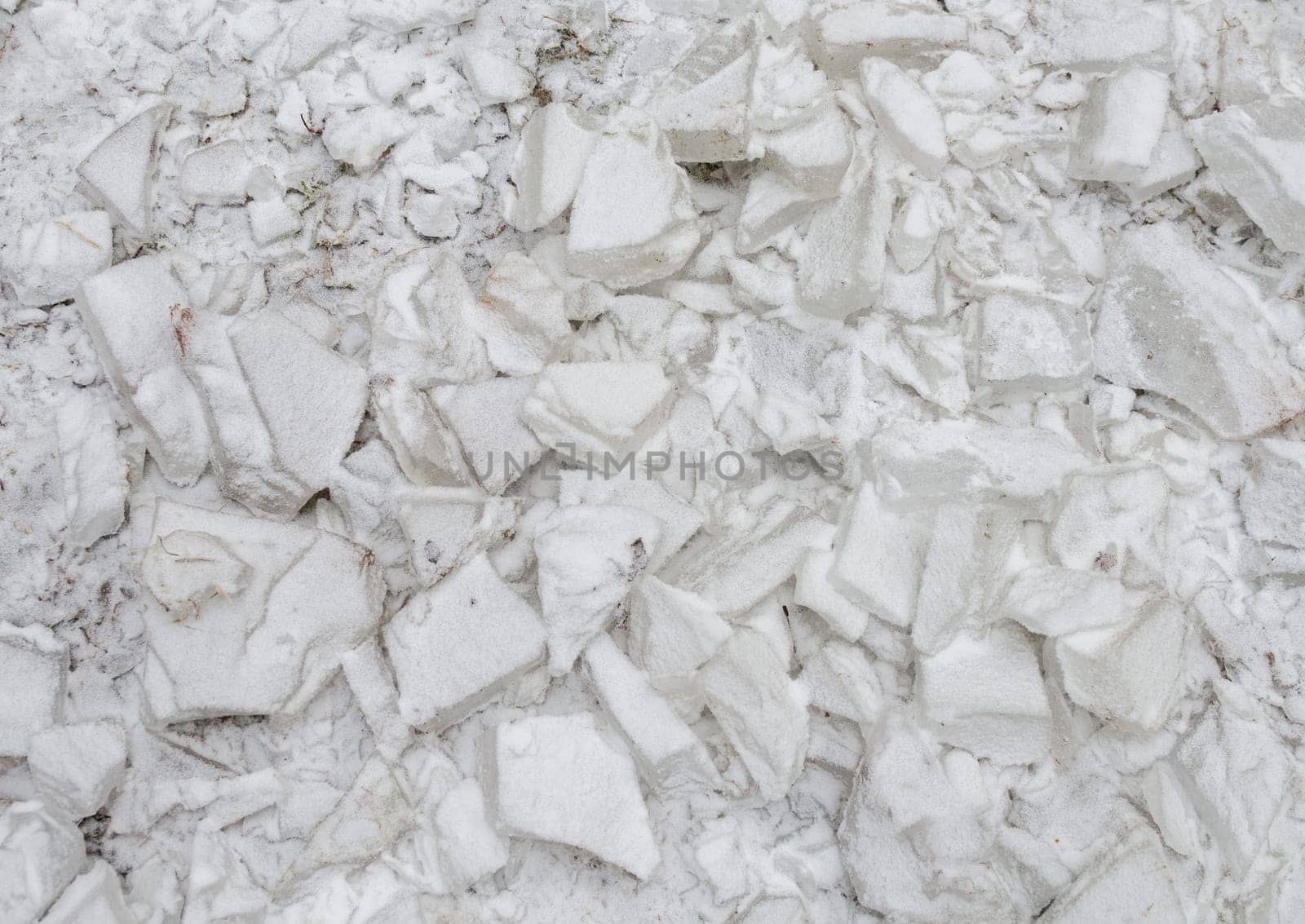 broken ice natural background or texture