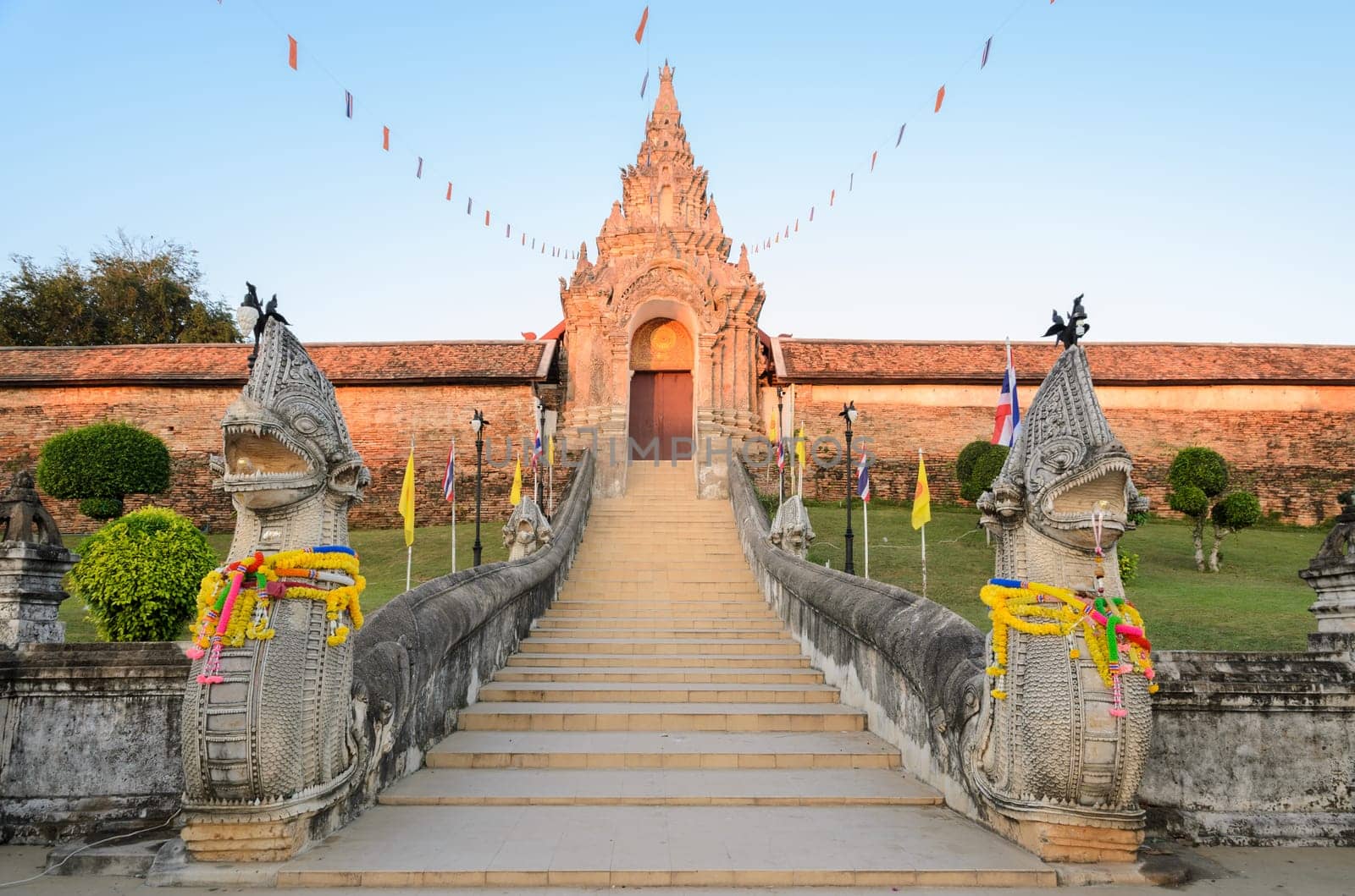 Ancient Buddhist temple of Wat Phra That Lampang Luang in Lampang,Thailand